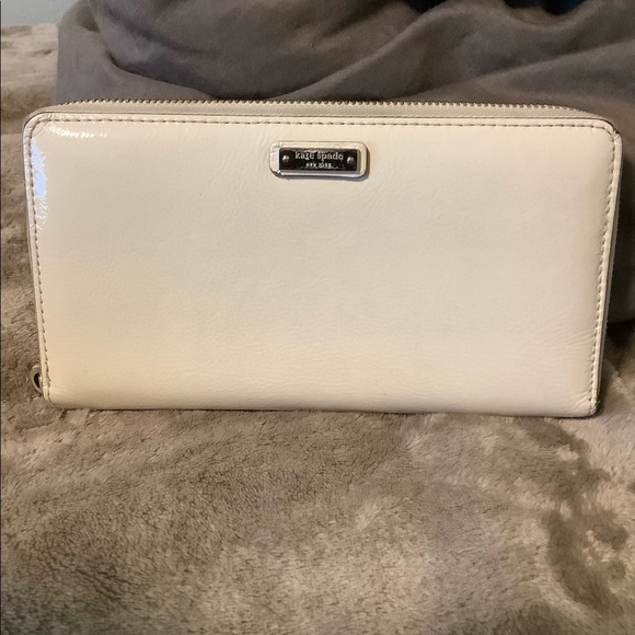 kate spade Handbags - Kate spade patent continental zip around wallet